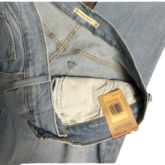 Levi's Ladies 314 Jeans Stretch Shaping Straight Tummy Slimming 32 X 32 NWT - Picture 10 of 10